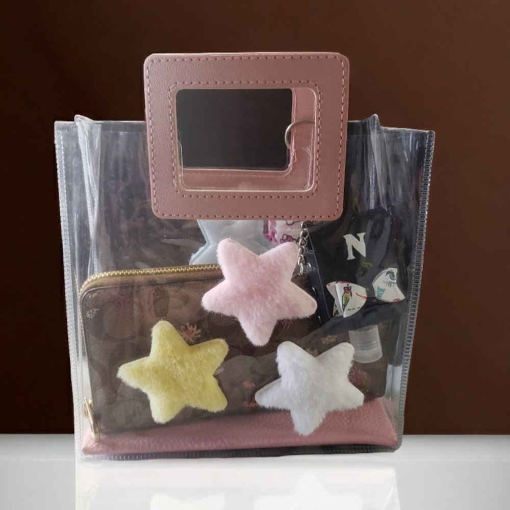 Light Color Stars Clear Bag